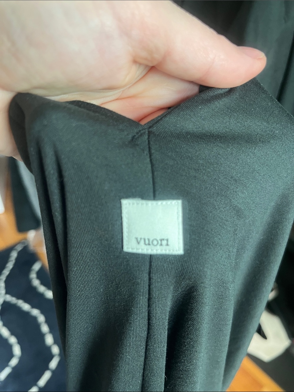 Vuori Black Lux Jumpsuit with Drawstring - Picture 8 of 8